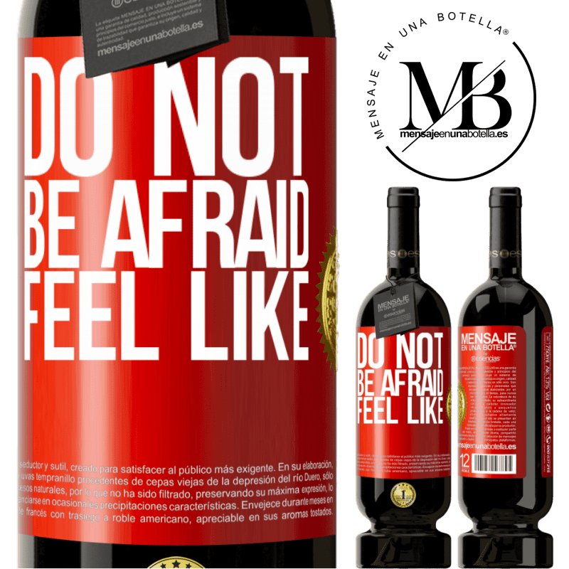 49,95 € Free Shipping | Red Wine Premium Edition MBS® Reserve Do not be afraid. Feel like Red Label. Customizable label Reserve 12 Months Harvest 2015 Tempranillo