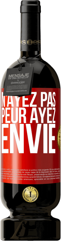 49,95 € Envoi gratuit | Vin rouge Édition Premium MBS® Réserve N'ayez pas peur. Ayez envie Étiquette Rouge. Étiquette personnalisable Réserve 12 Mois Récolte 2016 Tempranillo