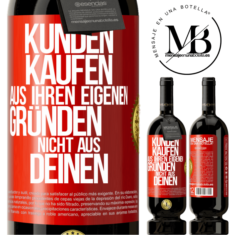 49,95 € Kostenloser Versand | Rotwein Premium Ausgabe MBS® Reserve Kunden kaufen aus ihren eigenen Gründen, nicht aus Deinen Rote Markierung. Anpassbares Etikett Reserve 12 Monate Ernte 2014 Tempranillo