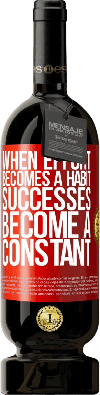49,95 € | Красное вино Premium Edition MBS® Бронировать Когда усилие становится привычкой, успехи становятся постоянным Красная метка. Настраиваемая этикетка Бронировать 12 Месяцы Урожай 2016 Tempranillo