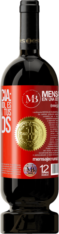 «Advertencia: El exceso de alcohol es perjudicial para tus secretos» Edición Premium MBS® Reserva