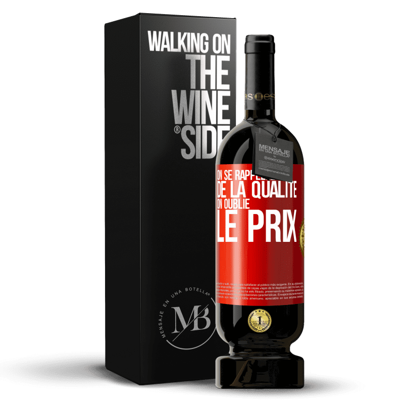 49,95 € Envoi gratuit | Vin rouge Édition Premium MBS® Réserve On se rappelle de la qualité, on oublie le prix Étiquette Rouge. Étiquette personnalisable Réserve 12 Mois Récolte 2016 Tempranillo