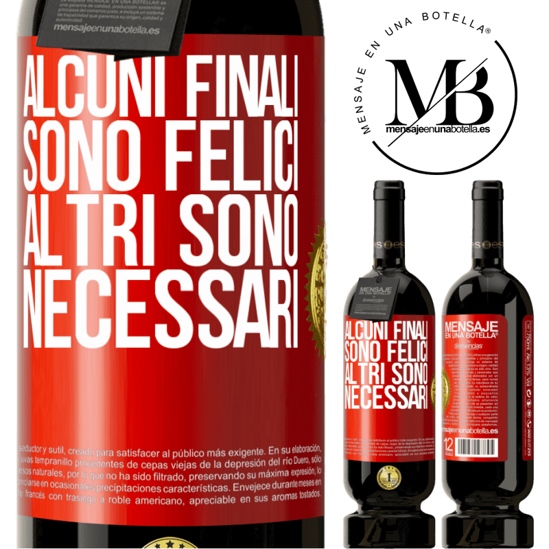 49,95 € Spedizione Gratuita | Vino rosso Edizione Premium MBS® Riserva Alcuni finali sono felici. Altri sono necessari Etichetta Rossa. Etichetta personalizzabile Riserva 12 Mesi Raccogliere 2015 Tempranillo