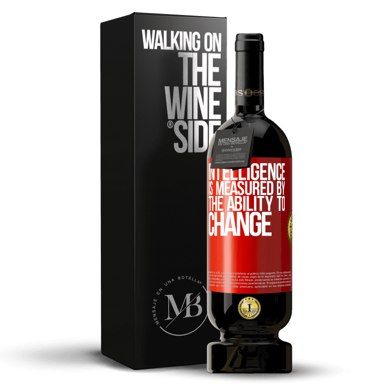 49,95 € Free Shipping | Red Wine Premium Edition MBS® Reserve Intelligence is measured by the ability to change Red Label. Customizable label Reserve 12 Months Harvest 2014 Tempranillo