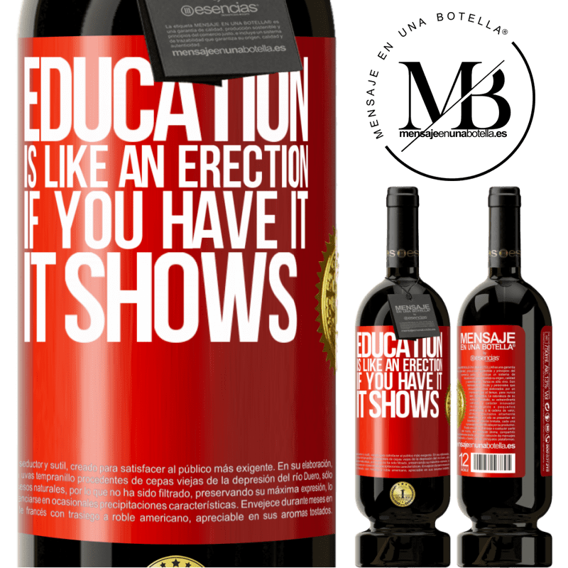 49,95 € Free Shipping | Red Wine Premium Edition MBS® Reserve Education is like an erection. If you have it, it shows Red Label. Customizable label Reserve 12 Months Harvest 2014 Tempranillo