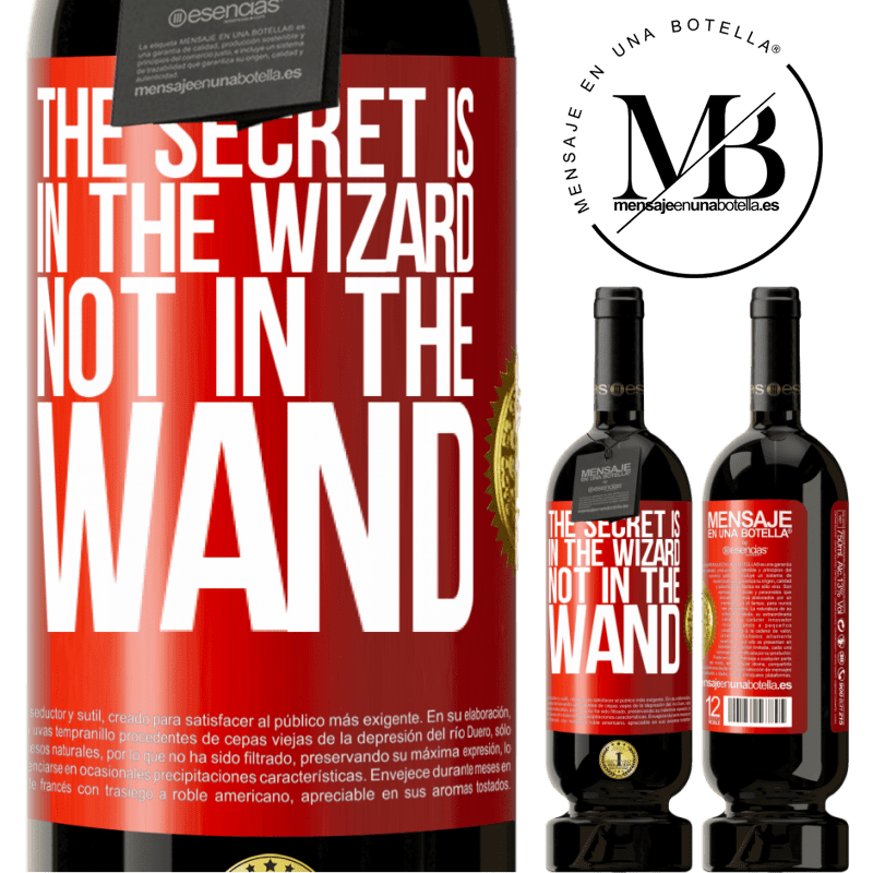 29,95 € Free Shipping | Red Wine Premium Edition MBS® Reserva The secret is in the wizard, not in the wand Red Label. Customizable label Reserva 12 Months Harvest 2014 Tempranillo