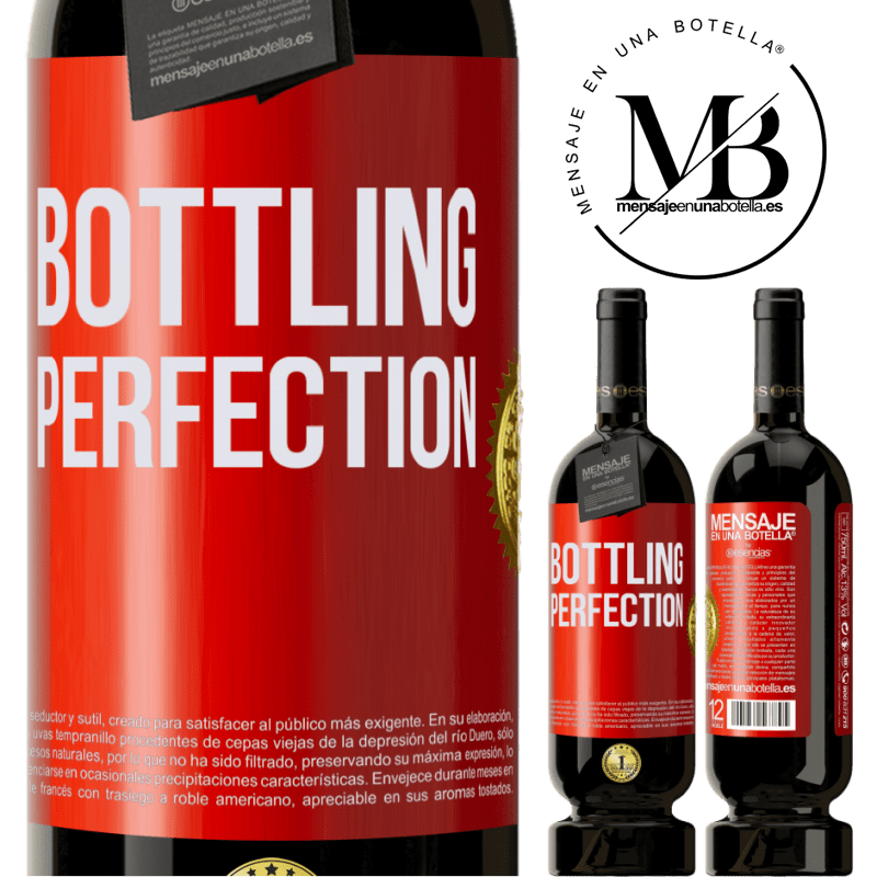 49,95 € Envío gratis | Vino Tinto Edición Premium MBS® Reserva Bottling perfection Etiqueta Roja. Etiqueta personalizable Reserva 12 Meses Cosecha 2016 Tempranillo