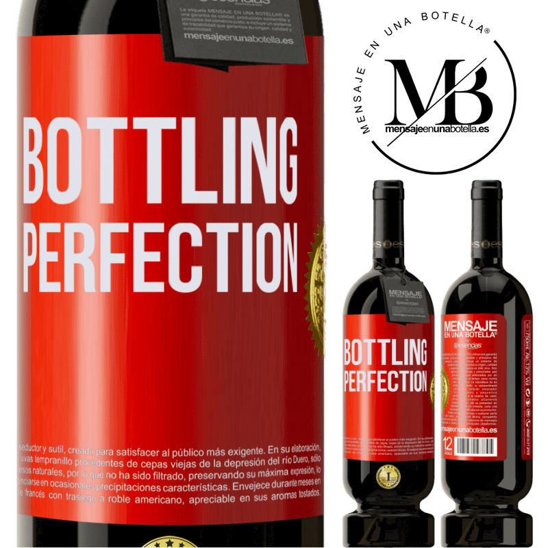 49,95 € Kostenloser Versand | Rotwein Premium Ausgabe MBS® Reserve Bottling perfection Rote Markierung. Anpassbares Etikett Reserve 12 Monate Ernte 2015 Tempranillo