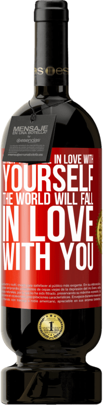 49,95 € Free Shipping | Red Wine Premium Edition MBS® Reserve When you fall in love with yourself, the world will fall in love with you Red Label. Customizable label Reserve 12 Months Harvest 2016 Tempranillo