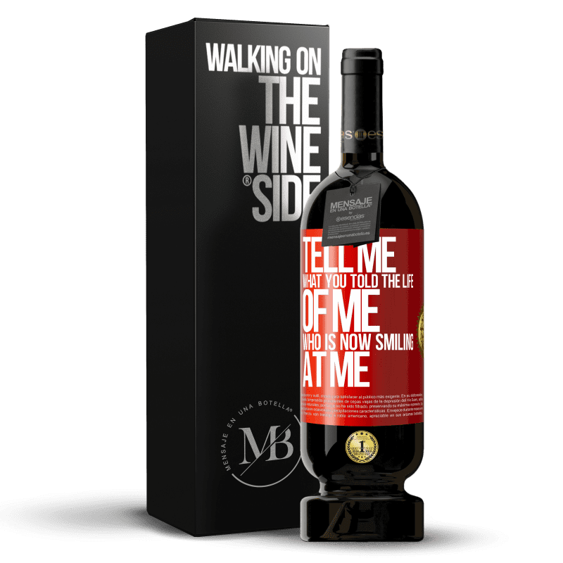 29,95 € Free Shipping | Red Wine Premium Edition MBS® Reserva Tell me what you told the life of me who is now smiling at me Red Label. Customizable label Reserva 12 Months Harvest 2014 Tempranillo