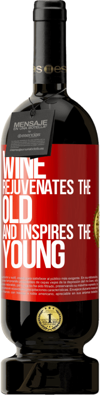49,95 € | Красное вино Premium Edition MBS® Бронировать Вино омолаживает старое и вдохновляет молодых Красная метка. Настраиваемая этикетка Бронировать 12 Месяцы Урожай 2014 Tempranillo