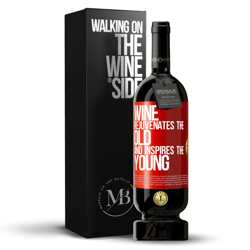 29,95 € Free Shipping | Red Wine Premium Edition MBS® Reserva Wine rejuvenates the old and inspires the young Red Label. Customizable label Reserva 12 Months Harvest 2014 Tempranillo