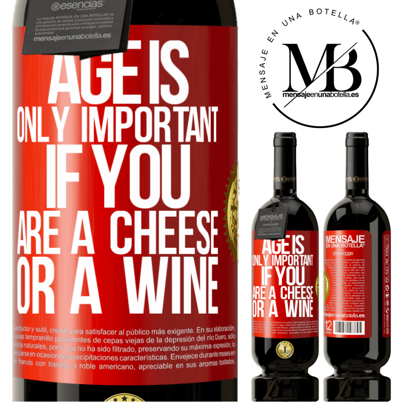 49,95 € Free Shipping | Red Wine Premium Edition MBS® Reserve Age is only important if you are a cheese or a wine Red Label. Customizable label Reserve 12 Months Harvest 2014 Tempranillo