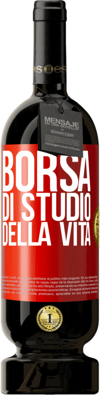 49,95 € | Vino rosso Edizione Premium MBS® Riserva Borsa di studio della vita Etichetta Rossa. Etichetta personalizzabile Riserva 12 Mesi Raccogliere 2015 Tempranillo