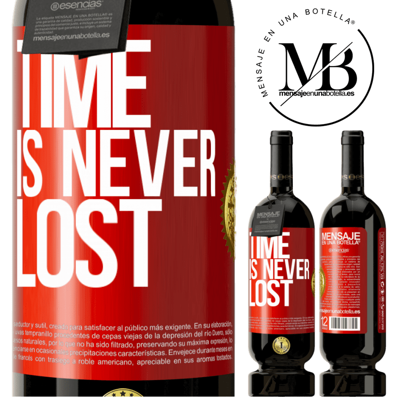 49,95 € Free Shipping | Red Wine Premium Edition MBS® Reserve Time is never lost Red Label. Customizable label Reserve 12 Months Harvest 2014 Tempranillo