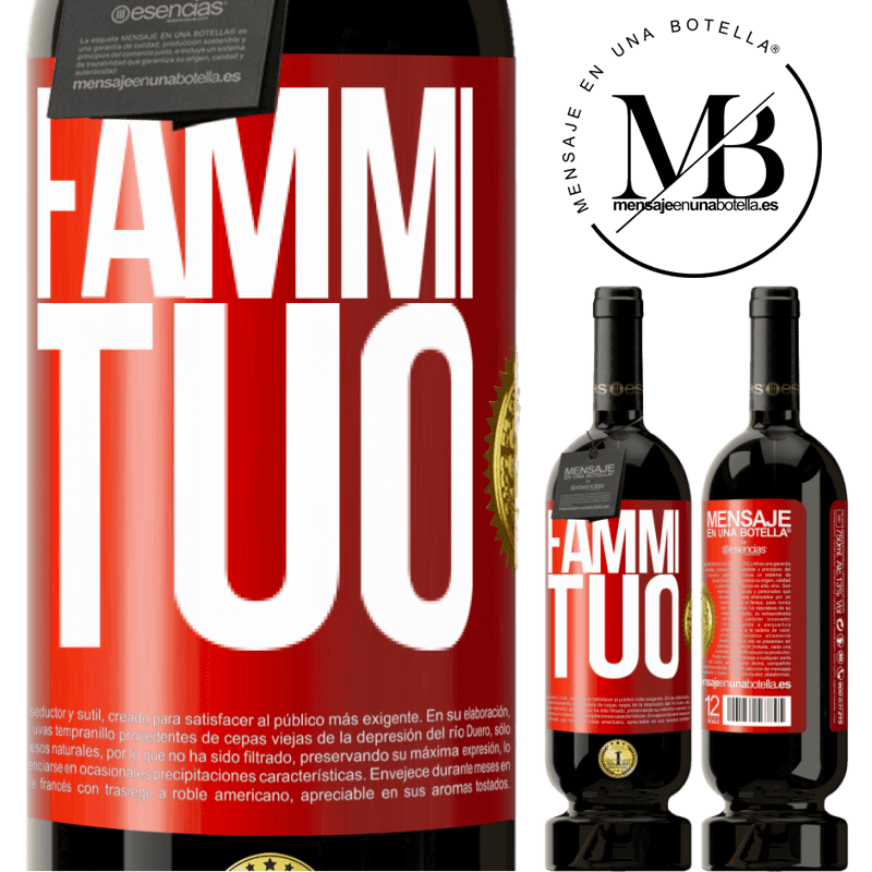 49,95 € Spedizione Gratuita | Vino rosso Edizione Premium MBS® Riserva Fammi tuo Etichetta Rossa. Etichetta personalizzabile Riserva 12 Mesi Raccogliere 2015 Tempranillo