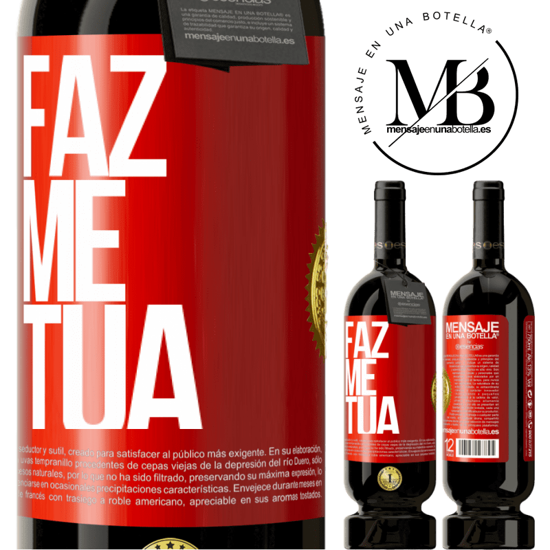 49,95 € Envio grátis | Vinho tinto Edição Premium MBS® Reserva Faz me tua Etiqueta Vermelha. Etiqueta personalizável Reserva 12 Meses Colheita 2015 Tempranillo