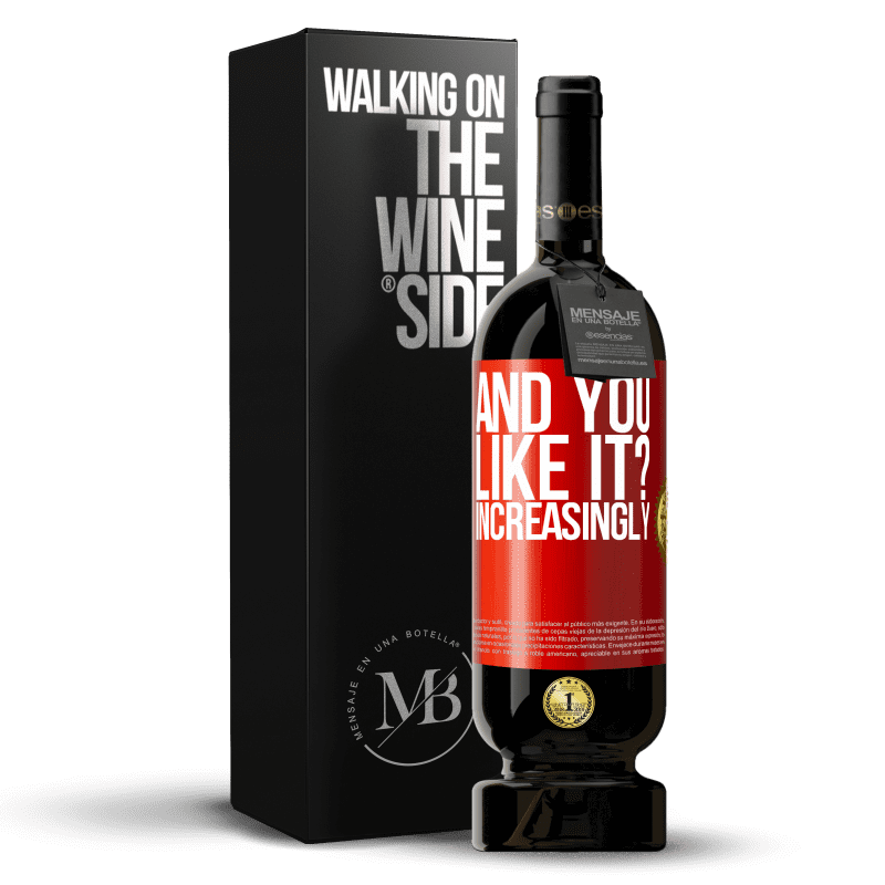 49,95 € Free Shipping | Red Wine Premium Edition MBS® Reserve and you like it? Increasingly Red Label. Customizable label Reserve 12 Months Harvest 2015 Tempranillo