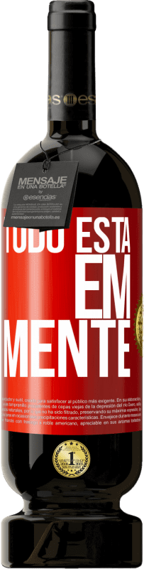 49,95 € | Vinho tinto Edição Premium MBS® Reserva Todo está em mente Etiqueta Vermelha. Etiqueta personalizável Reserva 12 Meses Colheita 2015 Tempranillo