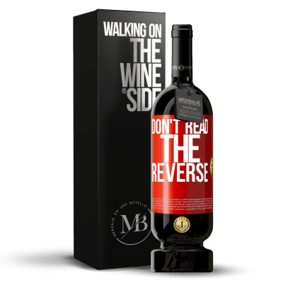 «Don't read the reverse» Premium Edition MBS® Reserve
