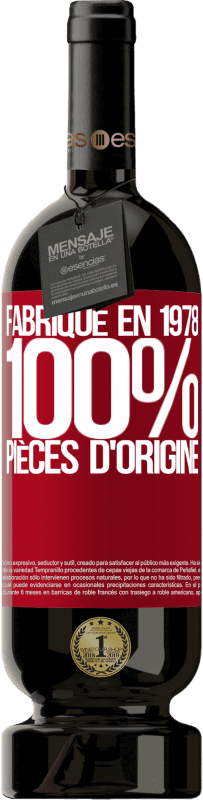 49,95 € | Vin rouge Édition Premium MBS® Réserve Fabriqué en 1978. 100% pièces d'origine Étiquette Rouge. Étiquette personnalisable Réserve 12 Mois Récolte 2014 Tempranillo