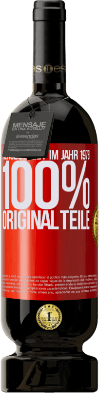 49,95 € | Rotwein Premium Ausgabe MBS® Reserve Hergestellt im Jahr 1978. 100% Originalteile Rote Markierung. Anpassbares Etikett Reserve 12 Monate Ernte 2016 Tempranillo