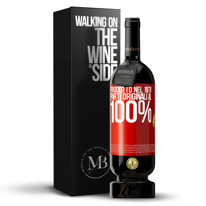 49,95 € Spedizione Gratuita | Vino rosso Edizione Premium MBS® Riserva Prodotto nel 1978. Parti originali al 100% Etichetta Rossa. Etichetta personalizzabile Riserva 12 Mesi Raccogliere 2015 Tempranillo