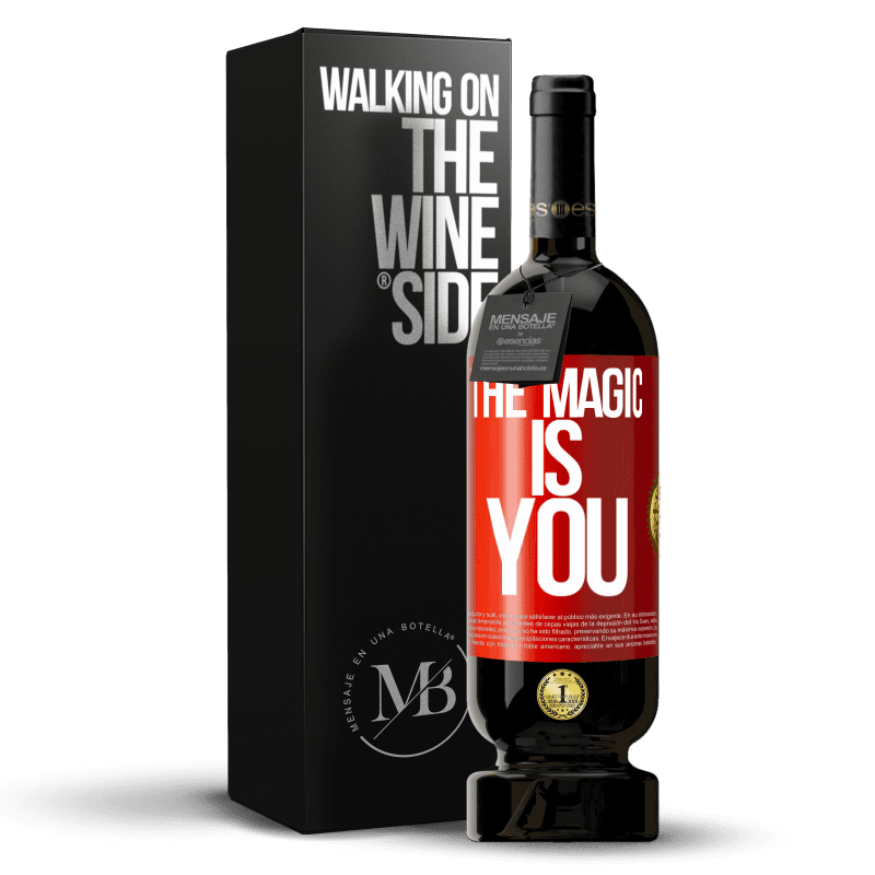 49,95 € Free Shipping | Red Wine Premium Edition MBS® Reserve The magic is you Red Label. Customizable label Reserve 12 Months Harvest 2014 Tempranillo