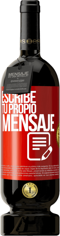 49,95 € | Vino Tinto Edición Premium MBS® Reserva Escribe tu propio mensaje Etiqueta Roja. Etiqueta personalizable Reserva 12 Meses Cosecha 2014 Tempranillo