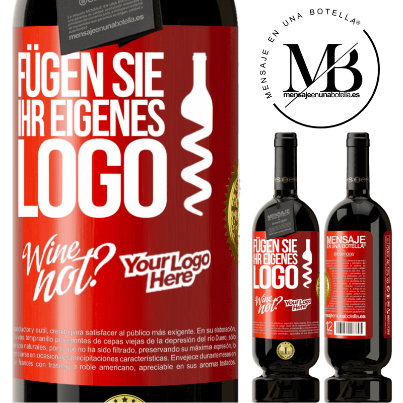49,95 € Kostenloser Versand | Rotwein Premium Ausgabe MBS® Reserve Füge dein eigenes Logo hinzu Rote Markierung. Anpassbares Etikett Reserve 12 Monate Ernte 2014 Tempranillo