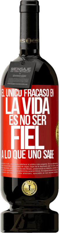 «El único fracaso en la vida es no ser fiel a lo que uno sabe» Edición Premium MBS® Reserva
