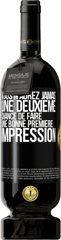 49,95 € | Vin rouge Édition Premium MBS® Réserve Vous n'aurez jamais une deuxième chance de faire une bonne première impression Étiquette Noire. Étiquette personnalisable Réserve 12 Mois Récolte 2016 Tempranillo