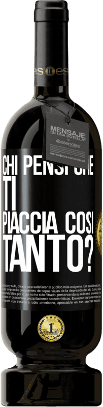 49,95 € | Vino rosso Edizione Premium MBS® Riserva chi pensi che ti piaccia così tanto? Etichetta Nera. Etichetta personalizzabile Riserva 12 Mesi Raccogliere 2015 Tempranillo