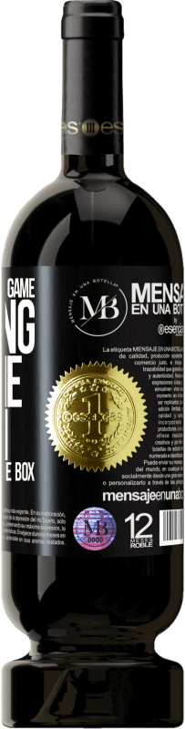 «At the end of the game, the king and the pawn return to the same box» Premium Edition MBS® Reserve