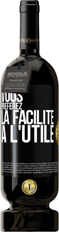 49,95 € | Vin rouge Édition Premium MBS® Réserve Vous préférez la facilité à l'utile Étiquette Noire. Étiquette personnalisable Réserve 12 Mois Récolte 2015 Tempranillo