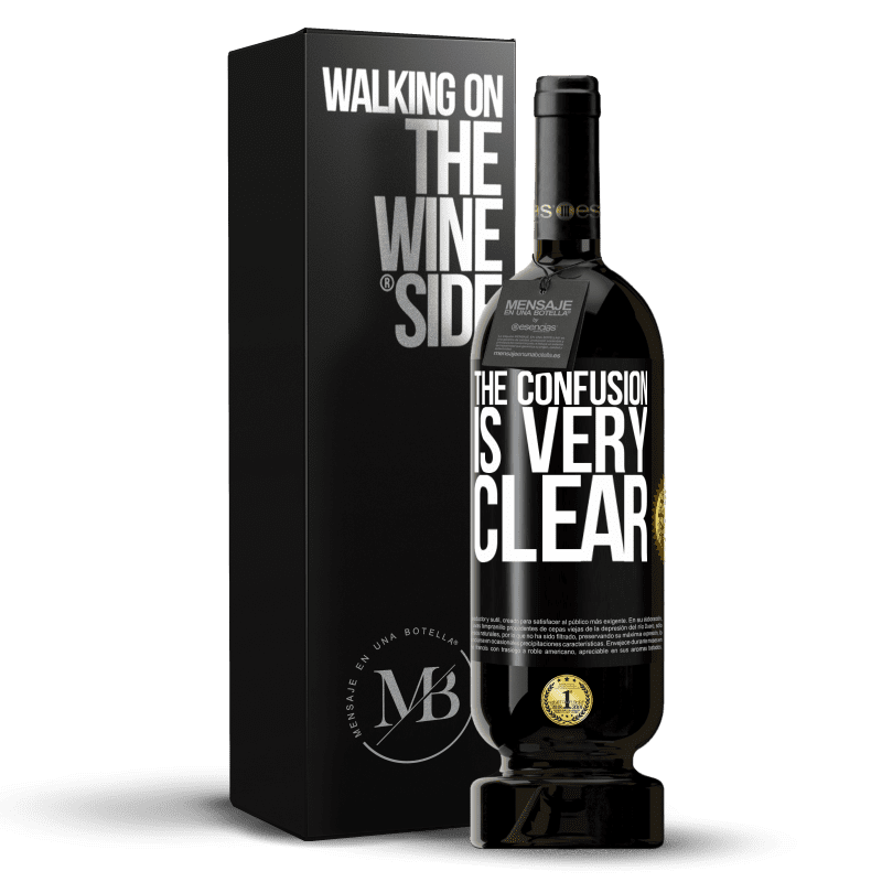 49,95 € Free Shipping | Red Wine Premium Edition MBS® Reserve The confusion is very clear Black Label. Customizable label Reserve 12 Months Harvest 2014 Tempranillo
