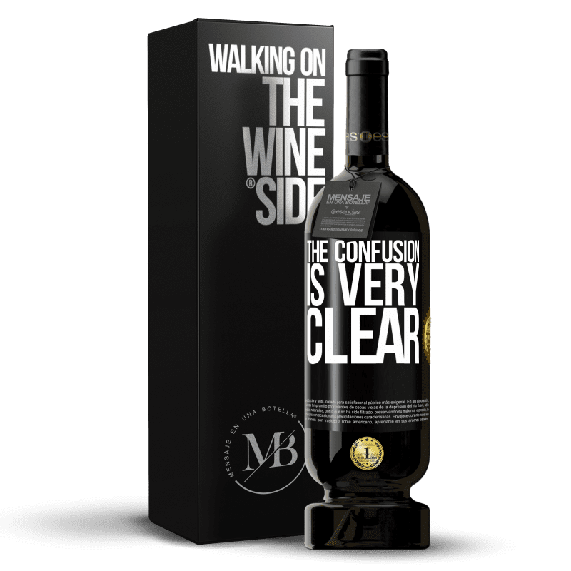 49,95 € Free Shipping | Red Wine Premium Edition MBS® Reserve The confusion is very clear Black Label. Customizable label Reserve 12 Months Harvest 2015 Tempranillo