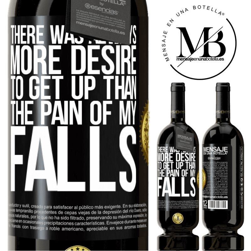 29,95 € Free Shipping | Red Wine Premium Edition MBS® Reserva There was always more desire to get up than the pain of my falls Black Label. Customizable label Reserva 12 Months Harvest 2014 Tempranillo