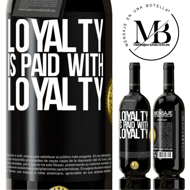29,95 € Free Shipping | Red Wine Premium Edition MBS® Reserva Loyalty is paid with loyalty Black Label. Customizable label Reserva 12 Months Harvest 2014 Tempranillo