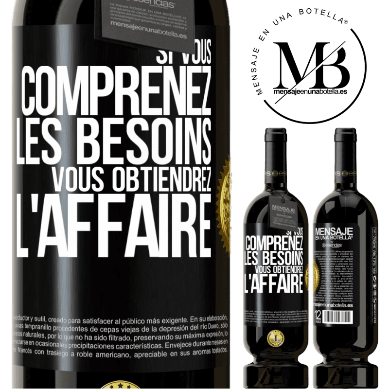 49,95 € Envoi gratuit | Vin rouge Édition Premium MBS® Réserve Si vous comprenez les besoins vous obtiendrez l'affaire Étiquette Noire. Étiquette personnalisable Réserve 12 Mois Récolte 2014 Tempranillo