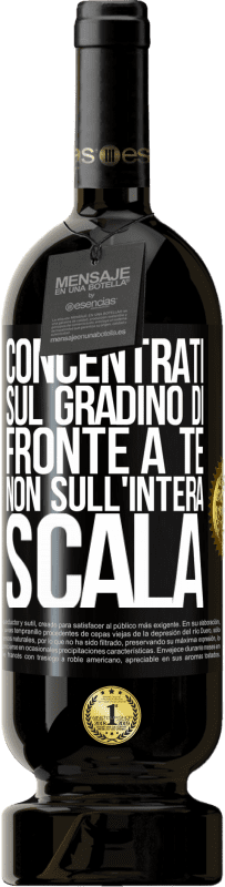 49,95 € | Vino rosso Edizione Premium MBS® Riserva Concentrati sul gradino di fronte a te, non sull'intera scala Etichetta Nera. Etichetta personalizzabile Riserva 12 Mesi Raccogliere 2015 Tempranillo