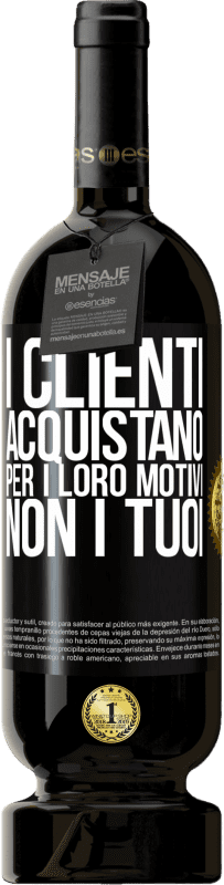 49,95 € Spedizione Gratuita | Vino rosso Edizione Premium MBS® Riserva I clienti acquistano per i loro motivi, non i tuoi Etichetta Nera. Etichetta personalizzabile Riserva 12 Mesi Raccogliere 2014 Tempranillo