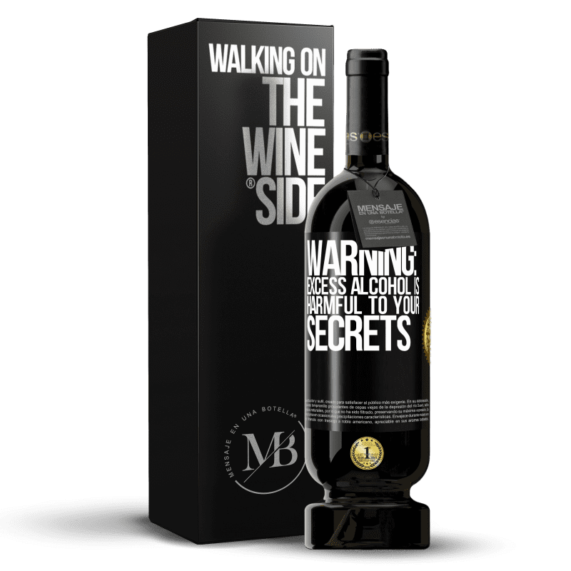 49,95 € Free Shipping | Red Wine Premium Edition MBS® Reserve Warning: Excess alcohol is harmful to your secrets Black Label. Customizable label Reserve 12 Months Harvest 2014 Tempranillo