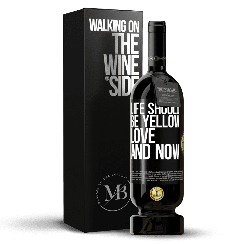 49,95 € Free Shipping | Red Wine Premium Edition MBS® Reserve Life should be yellow. Love and now Black Label. Customizable label Reserve 12 Months Harvest 2014 Tempranillo