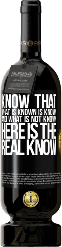 49,95 € 送料無料 | 赤ワイン プレミアム版 MBS® 予約する 知られていることは知られていること、知られていないことを知ってください。ここに本当の知っている ブラックラベル. カスタマイズ可能なラベル 予約する 12 月 収穫 2016 Tempranillo