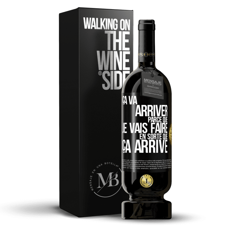 49,95 € Envoi gratuit | Vin rouge Édition Premium MBS® Réserve Ça va arriver parce que je vais faire en sorte que ça arrive Étiquette Noire. Étiquette personnalisable Réserve 12 Mois Récolte 2014 Tempranillo