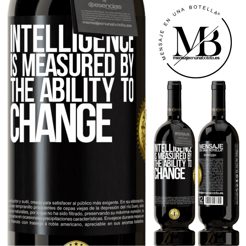 29,95 € Free Shipping | Red Wine Premium Edition MBS® Reserva Intelligence is measured by the ability to change Black Label. Customizable label Reserva 12 Months Harvest 2014 Tempranillo