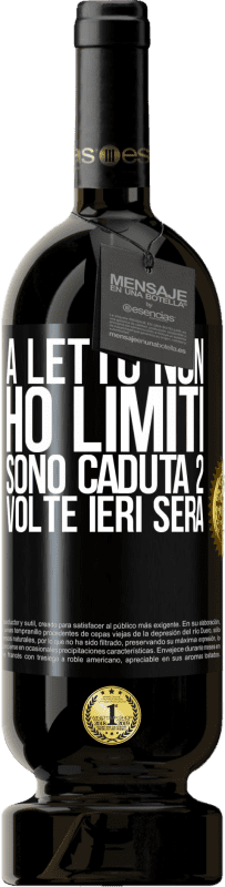 49,95 € Spedizione Gratuita | Vino rosso Edizione Premium MBS® Riserva A letto non ho limiti. Sono caduta 2 volte ieri sera Etichetta Nera. Etichetta personalizzabile Riserva 12 Mesi Raccogliere 2016 Tempranillo