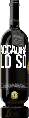 Spedizione Gratuita | Vino rosso Edizione Premium MBS® Riserva Accadrà ... lo so Etichetta Nera. Etichetta personalizzabile Riserva 12 Mesi Raccogliere 2015 Tempranillo