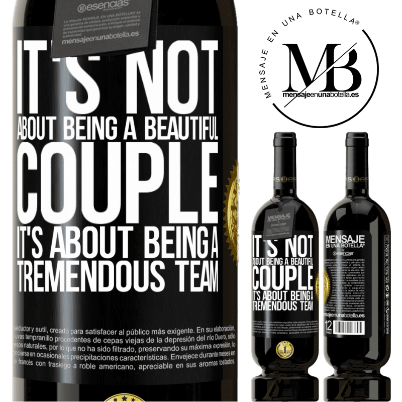 29,95 € Free Shipping | Red Wine Premium Edition MBS® Reserva It's not about being a beautiful couple. It's about being a tremendous team Black Label. Customizable label Reserva 12 Months Harvest 2014 Tempranillo